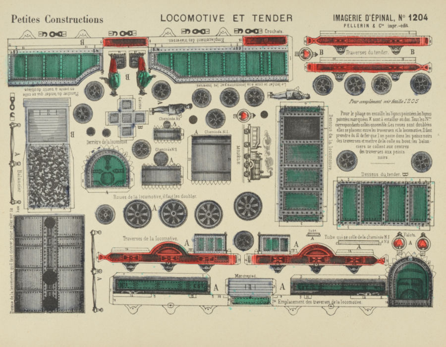 Pellerin 1204 Locomotive et tender