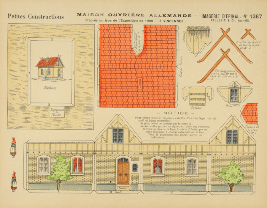 Pellerin 1367 Maison ouvriere allemande...