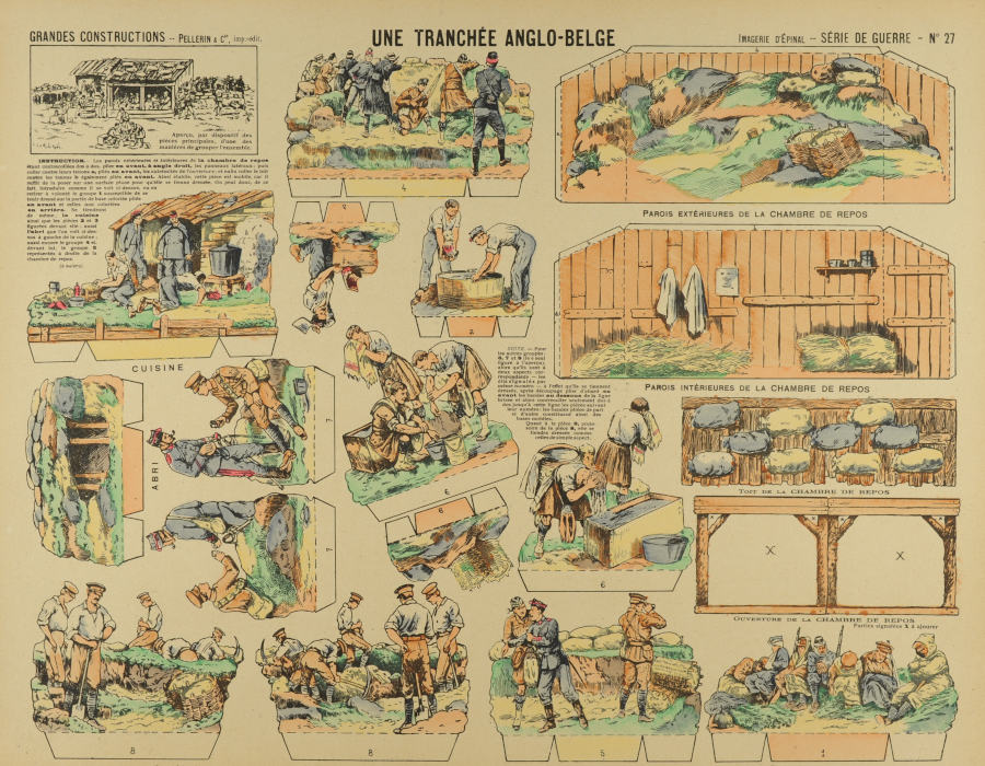 Pellerin 1627 Une tranchee anglo-belge