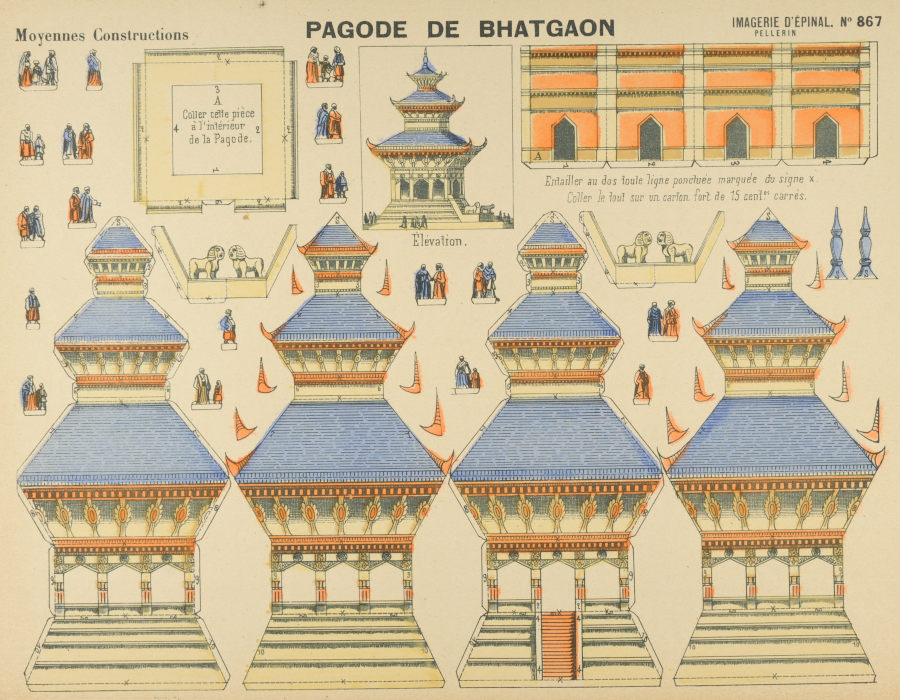 Pellerin 867 Pagode de Bhatgaon